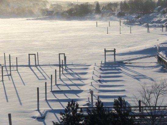 Tern Harbor snow